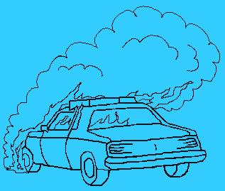 it is burning