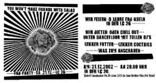 fnb köln feier 5 jahre geburtstag. alle freundinnen, unterstützerinnen und exe sind eingeladen zu musik, cocktails, essen und salat.