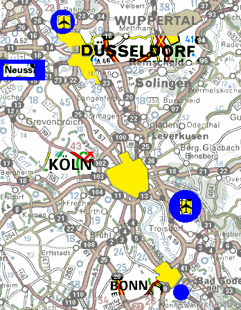 Die Ziele des Camps in nherer Umgebung